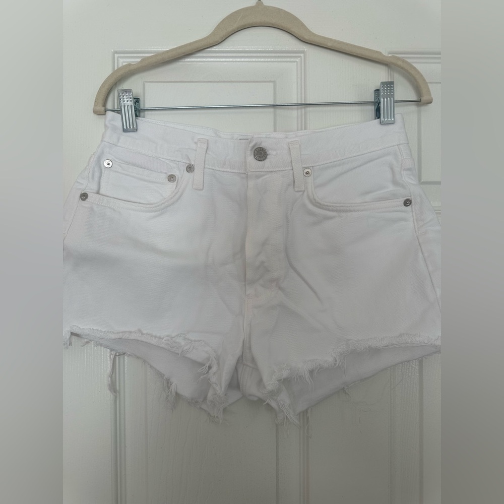 AGOLDE Parker vintage cut off short in white